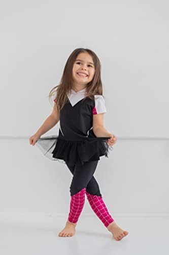 Marvel Avengers Spider-Man Spider-Gwen Captain America Girls Cosplay Toddler Kids Set