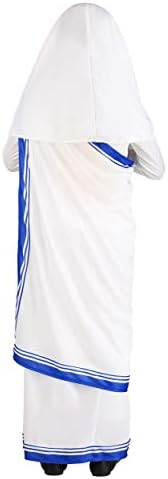 Fun Costume for Girls Mother Teresa Outfit Halloween Sari Dress