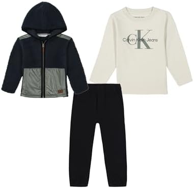 Calvin Klein Boys Sherpa Jacket Pant Set