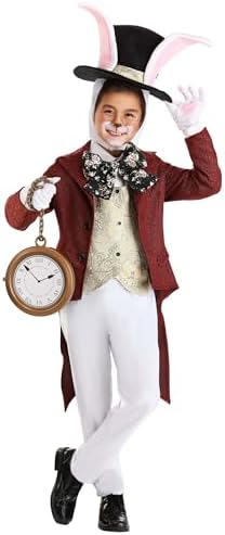 Alice in Wonderland White Rabbit Costume Party Halloweenessential