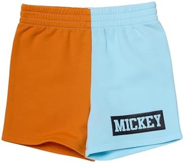 Adorable Disney Boys Short Set Mickey Friends in Holographic Design