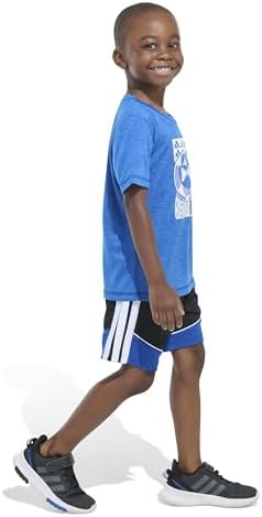 Boys Adventure Adidas Melange 3-Stripe Set