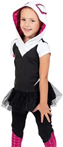 Marvel Avengers Spider-Man Spider-Gwen Captain America Girls Cosplay Toddler Kids Set
