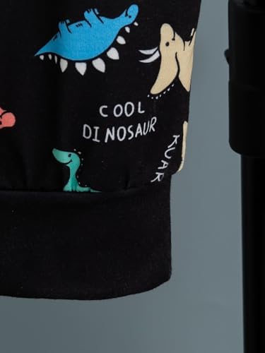 Premium Comfort Boys 2-Piece Dinosaur Print Outfit Set