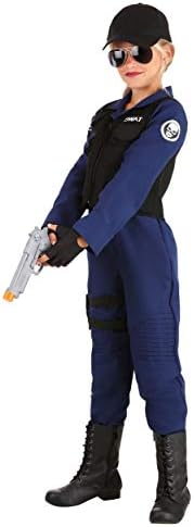 SWAT Team Girl Costume Elite Quality Halloween Party Must-Have