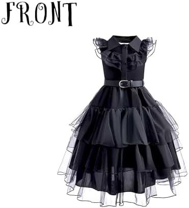 Black Gothic Princess Dress for Kids Halloween Costume