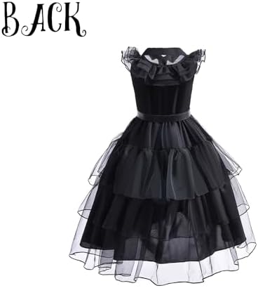 Black Gothic Princess Dress for Kids Halloween Costume