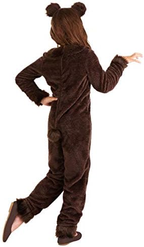 Girls Brown Bear Costume with Headband - Halloween Kids Costume - Fun Costumes