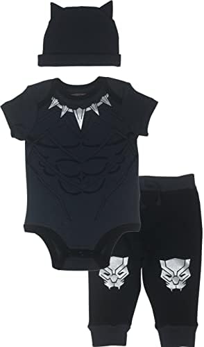 Marvel Avengers Black Panther Baby Outfit Set