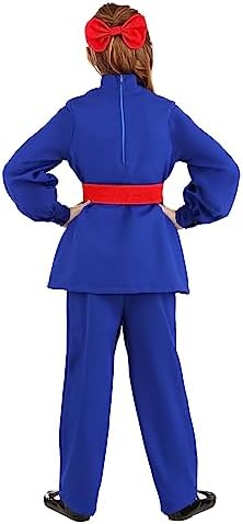 Fun Costume for Kids Violet Jumpsuit with Red Belt