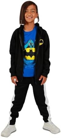 Classic Bat Way youth boys batman 3 piece t-shirts set