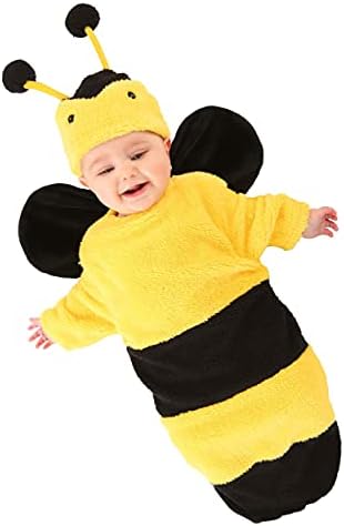 Bumble Bee Infant Costume Plush Bunting Hat Set