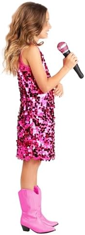 Girls Pink Pop Singer Costume - Child