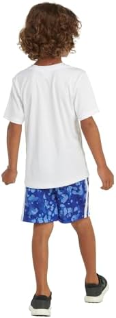 Adidas Boys woodland graphic t-shirt and shorts set
