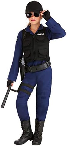 SWAT Team Girl Costume Elite Quality Halloween Party Must-Have