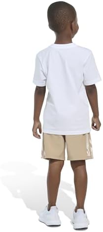 ADIDAS BOYS FASHIONABLE CAMO SHORT SET TEE PANTS