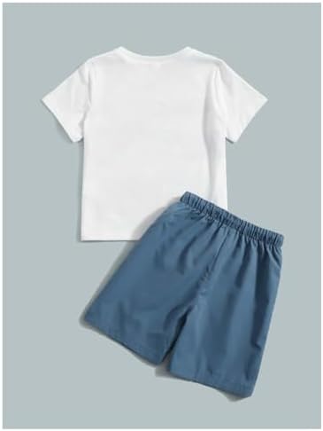 Tropical Cool Kids Outfit Boys 2-Piece Outfit with Tropical Print