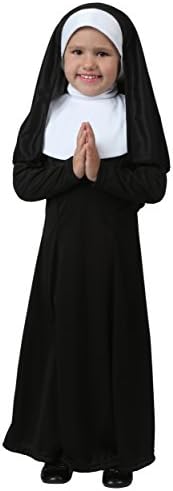 Fun Costumes - Toddlers Girls Nun Costume Outfit 12 Months Black