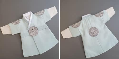 Korean Mint Boy Hanbok 10yo Masculine Traditional