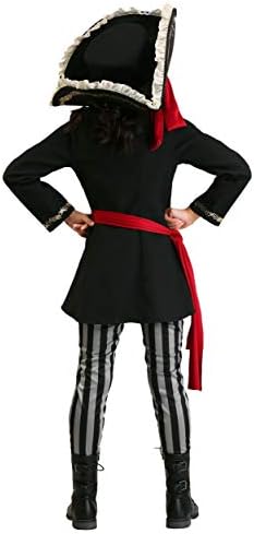 Gold Queen Pirate Costume Kids Captain Set