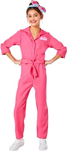 Inspirations for Girls Barbie Pink Coverall Utility Costume - Look Just Like Barbie