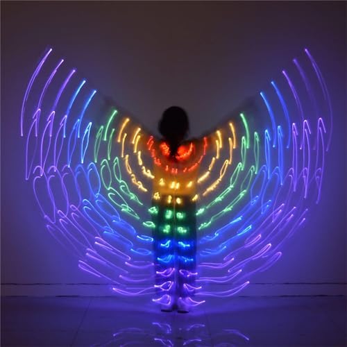 Kaskamo Girls LED Butterfly Wings Costume