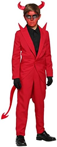 Fun Costumes Red Devil Suit Costume for Kids Small Size