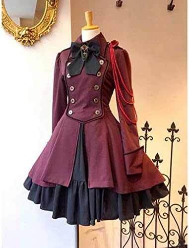 Muyise - womens medieval Renaissance gown retro velvet dress for Halloween cosplay