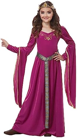 Girls Medieval Princess Costume - Bright and Magical