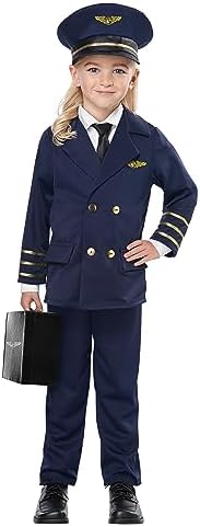 Toddler Pilot costume with realistic details