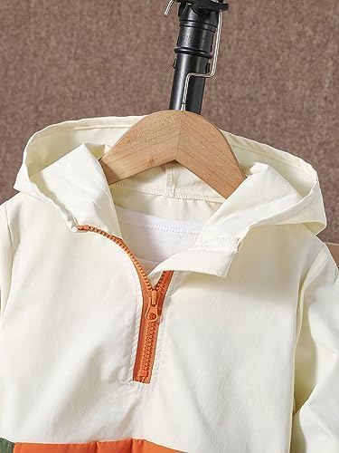 COZYASE Boys Half Zip Pullover Hoodie Pants Set Release the Cold