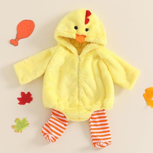 Twopumpkin Baby Chick Halloween Costumes for Girl Boy
