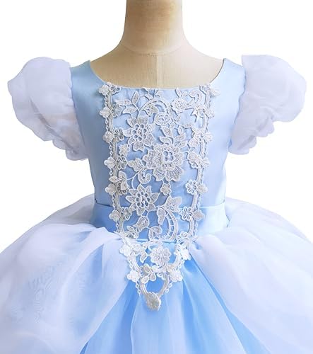 Stunning Princess Costume for Little Girls 2-13T Halloween Christmas Party Perfect