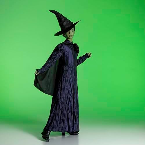 Girls Wicked Elphaba Costume for Thrilling Times