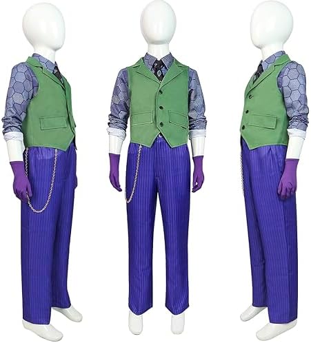 Kubras Joker Costume for Kids Boys - Halloween Wear
