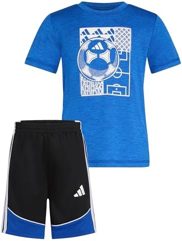Boys Adventure Adidas Melange 3-Stripe Set