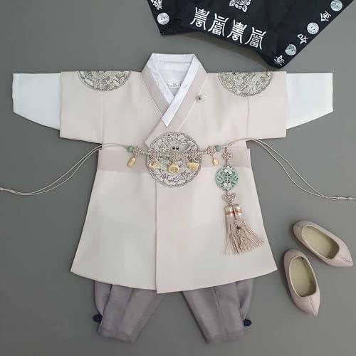 100 Days Korean Traditional Baby Boy Hanbok - Modern Timeless