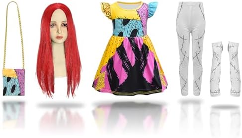 Sallys Spectacular Halloween Costume for Girls 5-in-1 Set