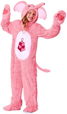 Care Bears Lotsa Heart Elephant Costume Jumpsuit with Hood Mitts and Foot Covers