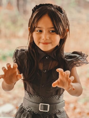 Girls Black Princess Halloween Costume Outfit for Kids