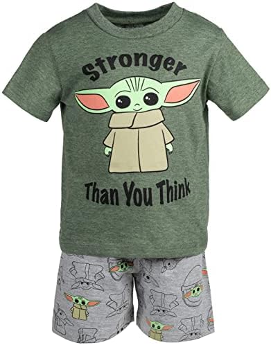 Star Wars Mandalorian The Child T-Shirt Shorts Set