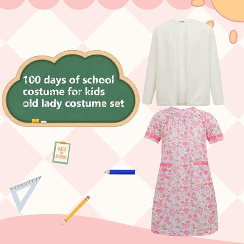 17-Piece Grandma Play Outfit for Girls and Grandma
