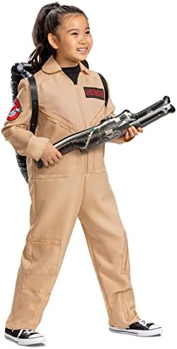 Disguise Ghostbusters Costume for Kids official Ghostbusters classic jumpsuit with Proton Pack