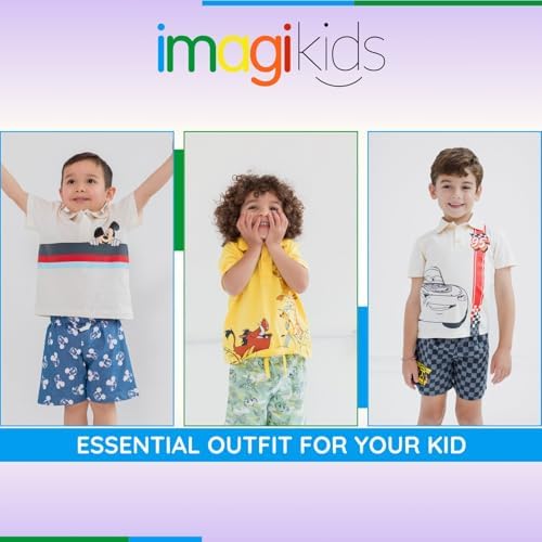 Disney Lightning McQueen Kids polo shirt shorts set