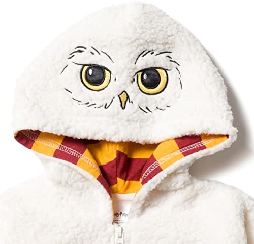 Harry Potter - Hedwig Owl Diaper Size Fleece Zip Up Costume