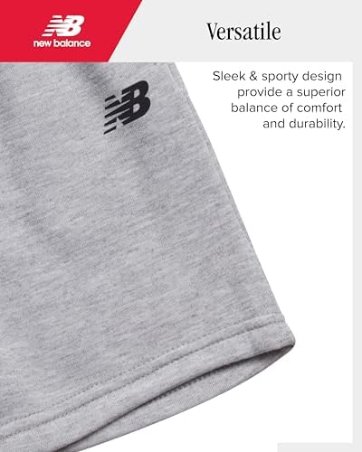 New Balance Boys Short Set - Casual T-Shirt Fleece Shorts