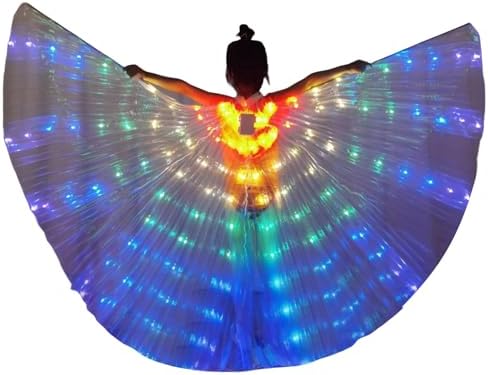 Kaskamo Girls LED Butterfly Wings Costume