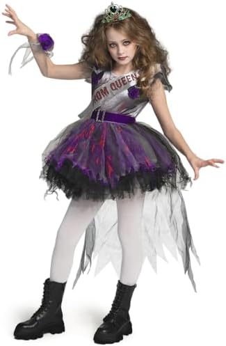 Spooktacular Creations Zombie Prom Queen Costume for Girls - Halloween