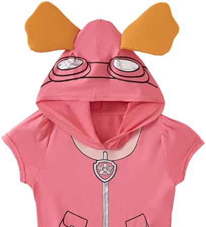 Paw Patrol Nickelodeon Girls Cosplay Hooded Telle Dress with Ears