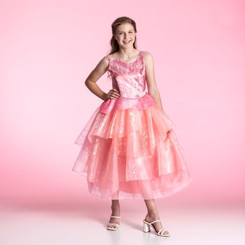 Step into Wickeds magical world Disguise Girls Wicked Glinda Costume